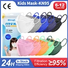 Elough 3D Защитная маска Kn95mask для детей FFP2 Mascarillas Mascarilla FFP2 homologada 6-12 лет сертифицированная ce kn95 mascarillas Boy
