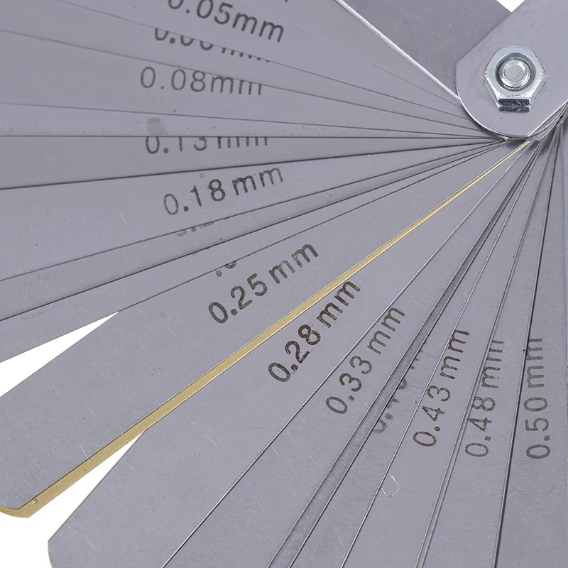 1 Набор нержавеющая сталь 32 лезвия щупа метрический зазор наполнитель 0 04-0 88 мм