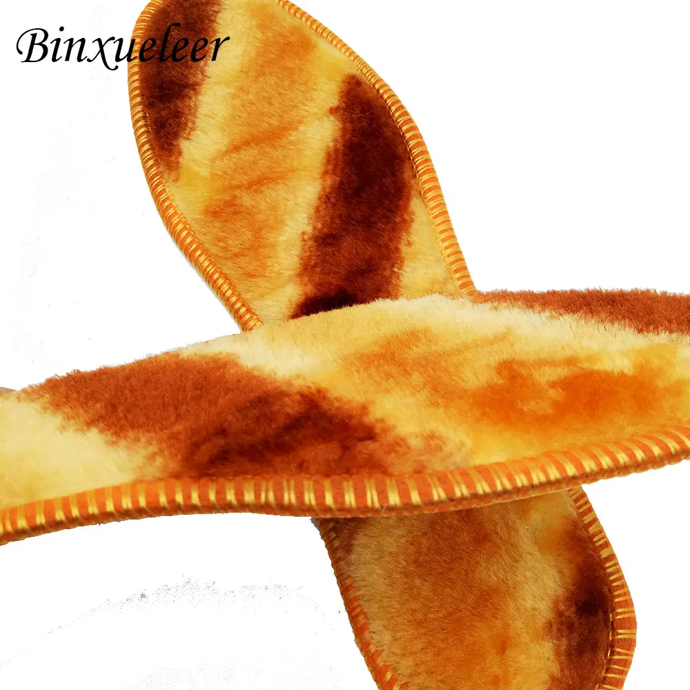 Leyou Unisex Fur Insoles Wool Winter Heated Shoe Pad Men Women Soft New Design | Обувь