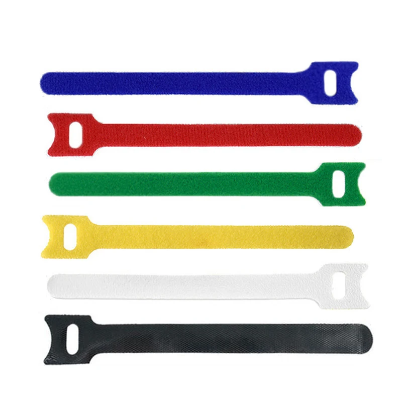 100 шт./компл. карамельный цвет кабель для передачи данных нейлоновый крюк петля