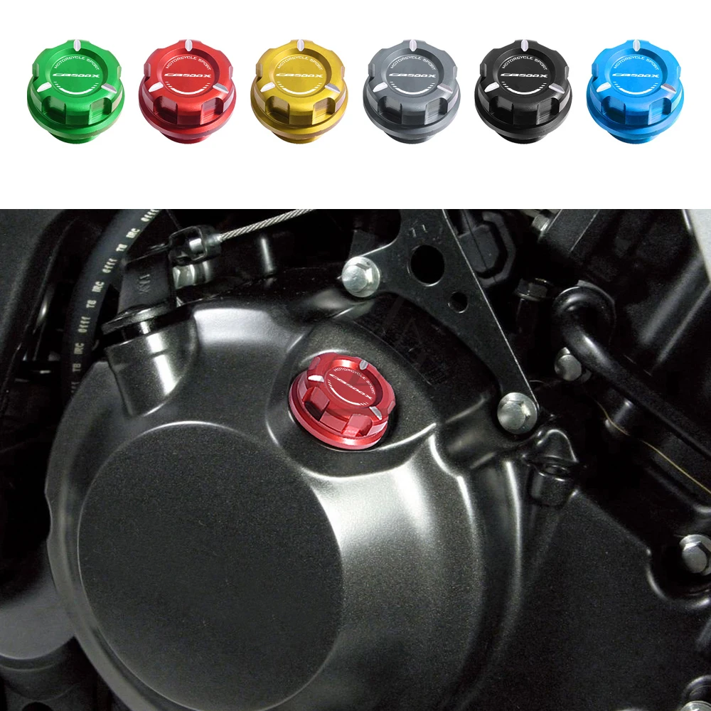 

For Honda CB500X 2013-2021 Motorcycle Engine Oil Cap Bolt Screw Filler Cover