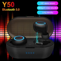 y50 tws earphone bluetooth wireless headphone stereo earphones 5 0 wireless headphone with microphone for all phones