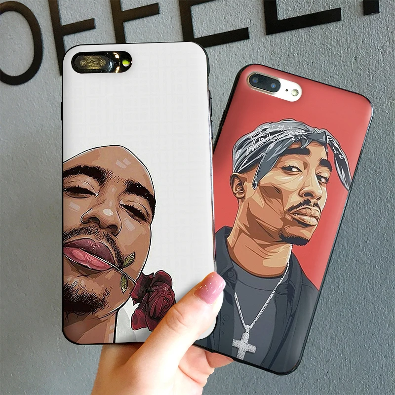 Чехлы для samsung A70 50 40 30 20 10 60 6 Plus 2Pac телефона с изображением Тупака Шакура супер A7 A8