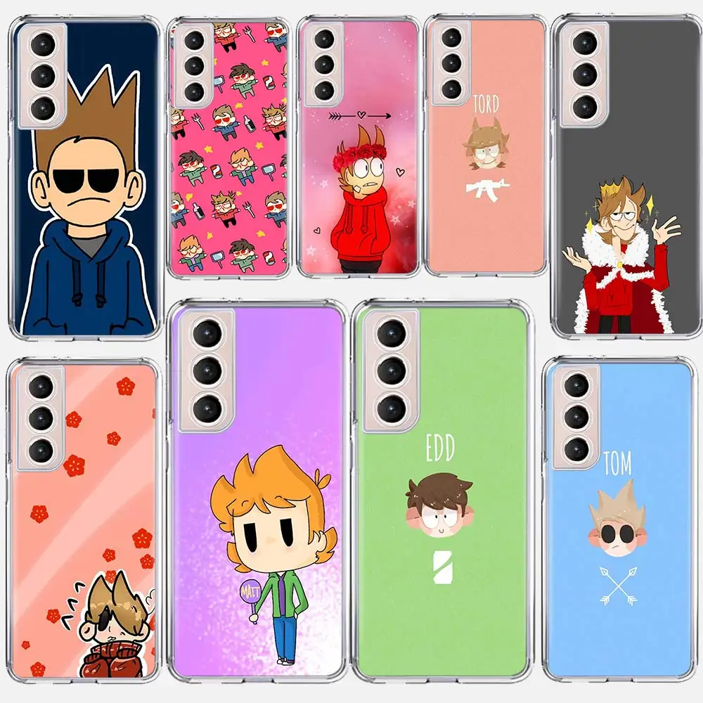 

Cute Cartoon Eddsworld Phone Case Coque For Samsung Galaxy S21 Ultra S20 FE S20 Plus S10E S10 Lite S8 S9 Plus S7 Cover Funda