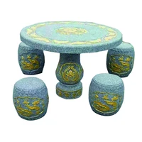 ABS plastic concrete table chair stool molds for park garden decoration