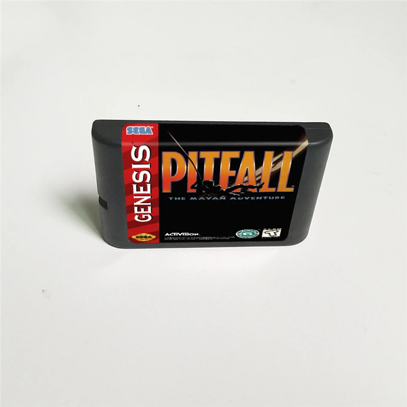 Pitfall The Mayan Adventure-крышка сша с розничной коробкой 16 бит MD игровая карта для Sega Megadrive