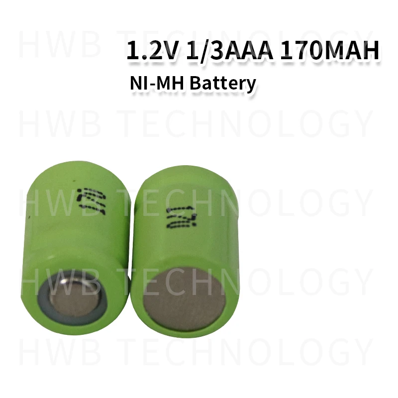 6 шт./лот KX Оригинальный Новый 1 2 в 1/3AAA 170 мАч Ni MH 1/3 AAA перезаряжаемая батарея