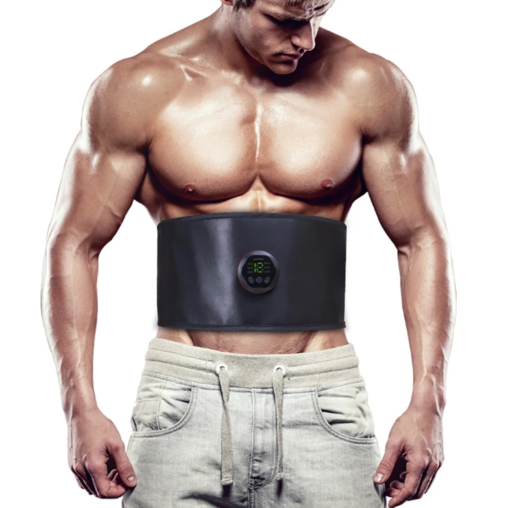 

EMS Abdominal Apparatus Shaped Belt Weight Loss Instrument Smart Slimming Belt Loss Instrument Massager for Exercise