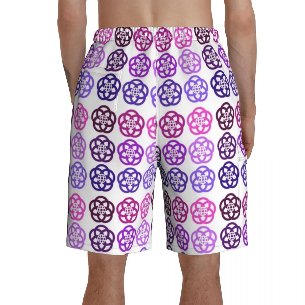 

Flower Of Life Board Shorts Polyester Swimming Trunks Beach Funny Men Swim Trunks