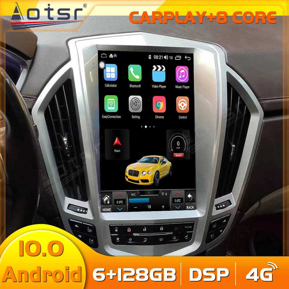 

Магнитола на Android 10 для Cadillac SRX 2009 2010-2012 с GPS Навигатором