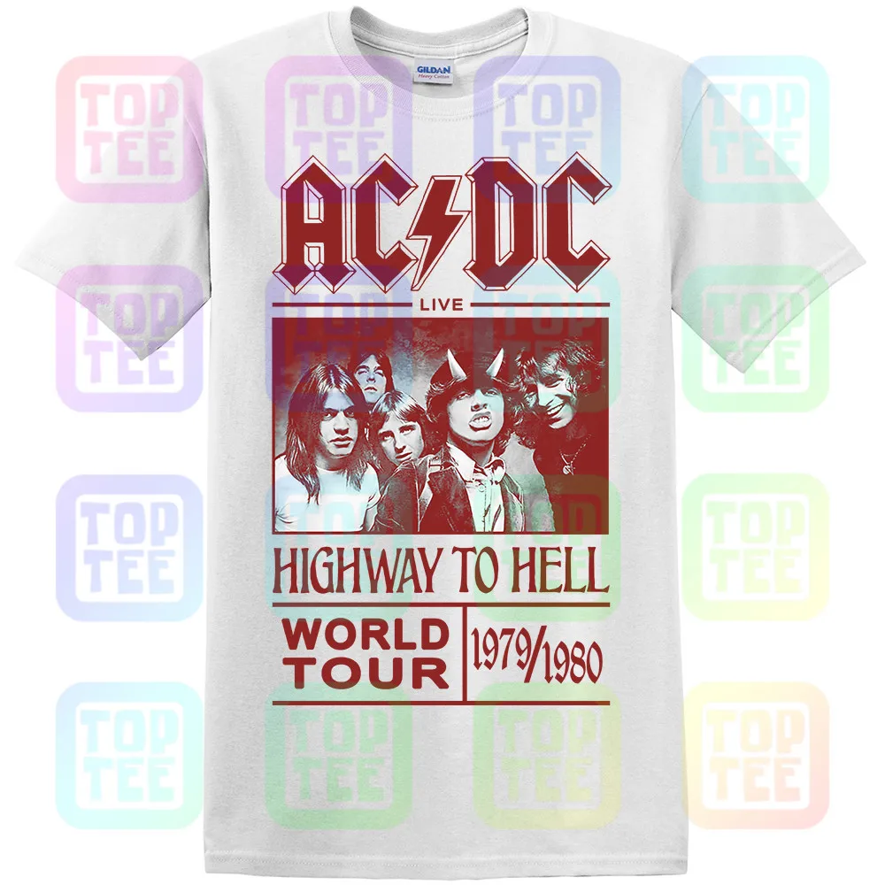 AC/DC Футболка Highway To Hell World Tour 1979/1980 все размеры официальный логотип