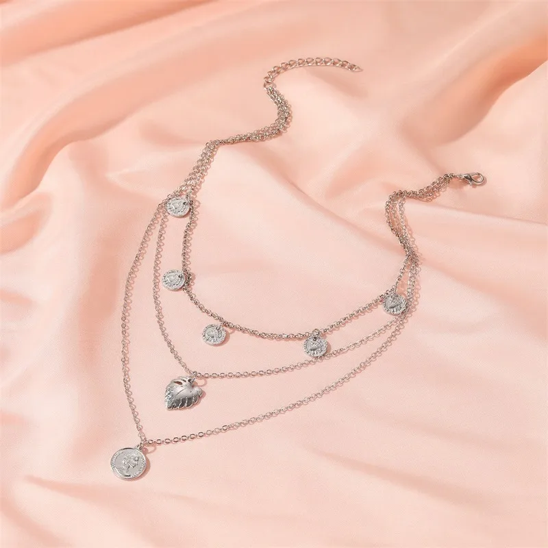 Женская бижутерия FUN-BEAUTY новое длинное многослойное ожерелье в стиле ретро с