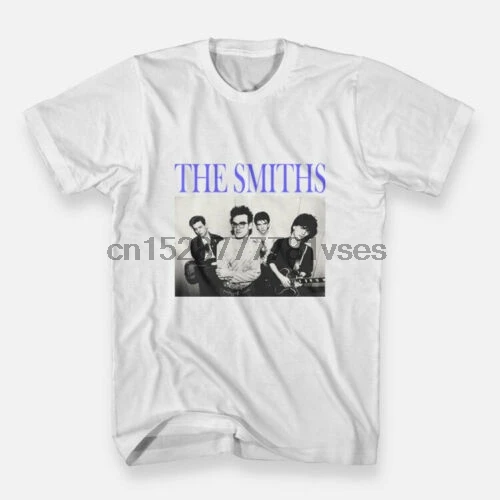 Новые английские рок The Smiths 84 белые размеры футболки летняя футболка бренд Фитнес