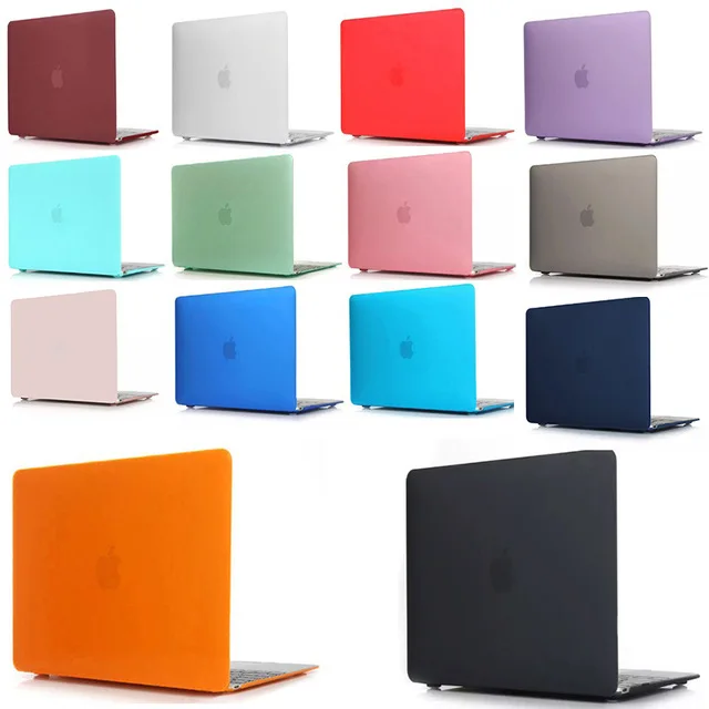 Матовый Кристальный чехол для ноутбука Macbook Air 11 Retina 12 Pro 13 15 Bar с сенсорным ID mac book New