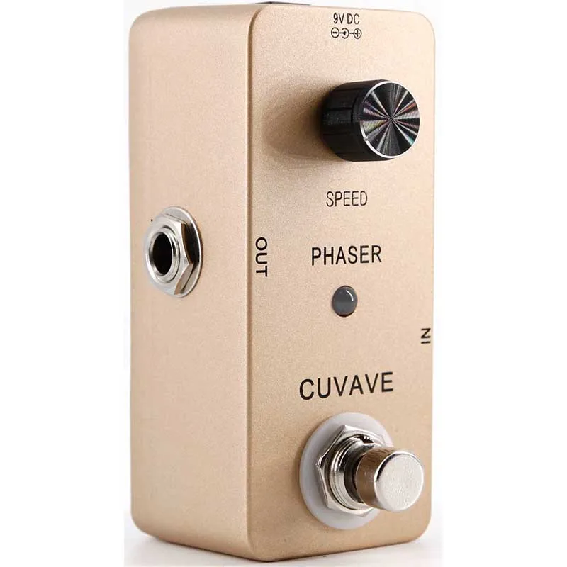 Аналоговая фазовая педаль для гитары CUVAVE PHASER из цинкового сплава с корпусом