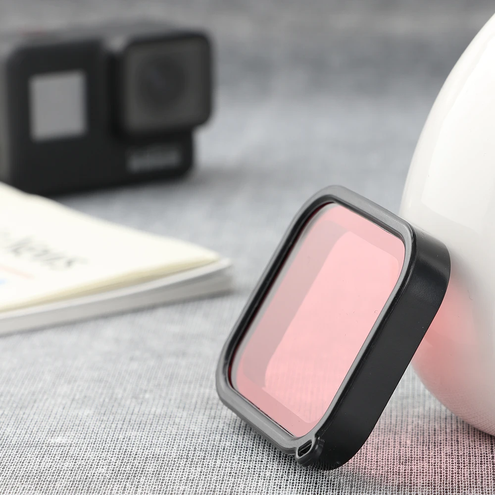 Для GoPro Hero 5 Hero 6 7 аксессуары для подводного погружения Объектив Набор цветных фильтров для Go Pro HERO5 HERO6 черный супер костюм корпус