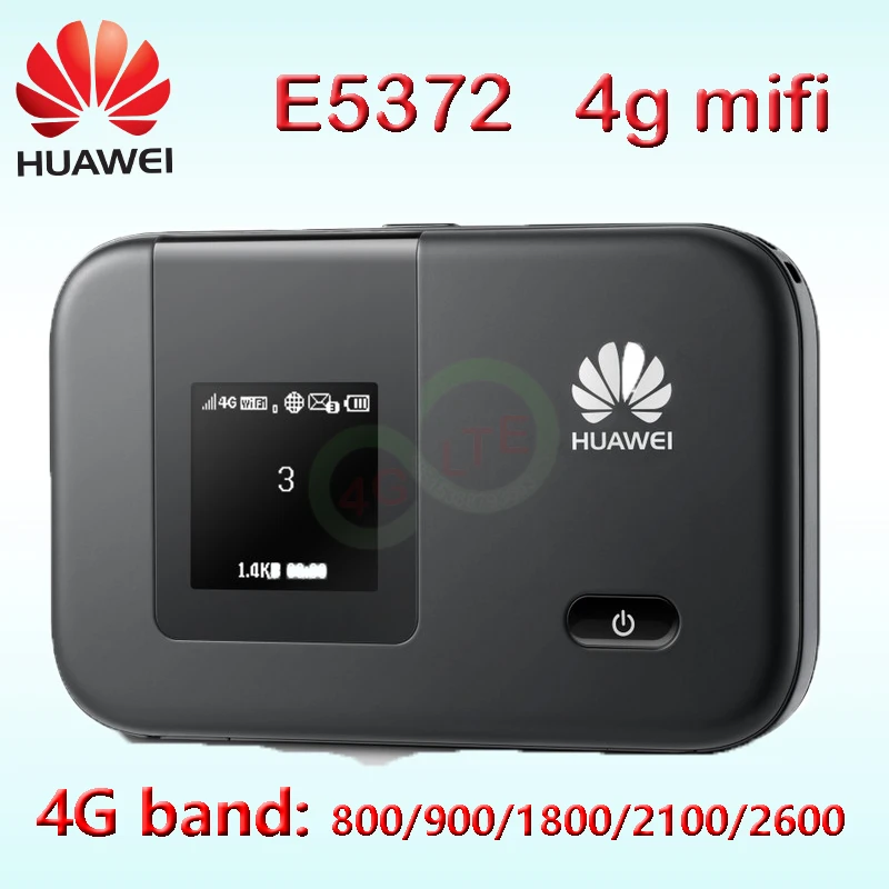 Разблокированный HUAWEI E5372 Карманный Wi Fi роутер 4G LTE Cat4 для мобильных телефонов 3g 4g