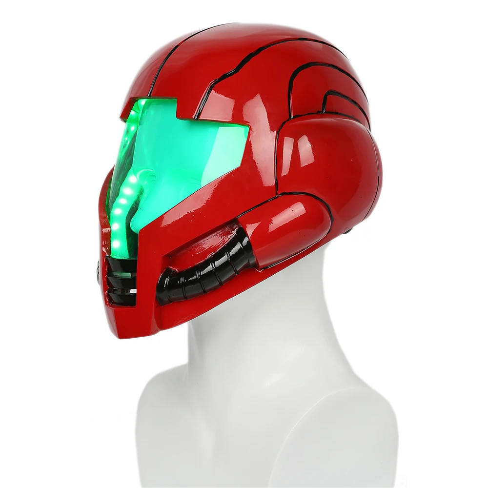 XCOSER Metroid Samus Aran шлем светильник на всю голову маска гоночный стиль полимерный