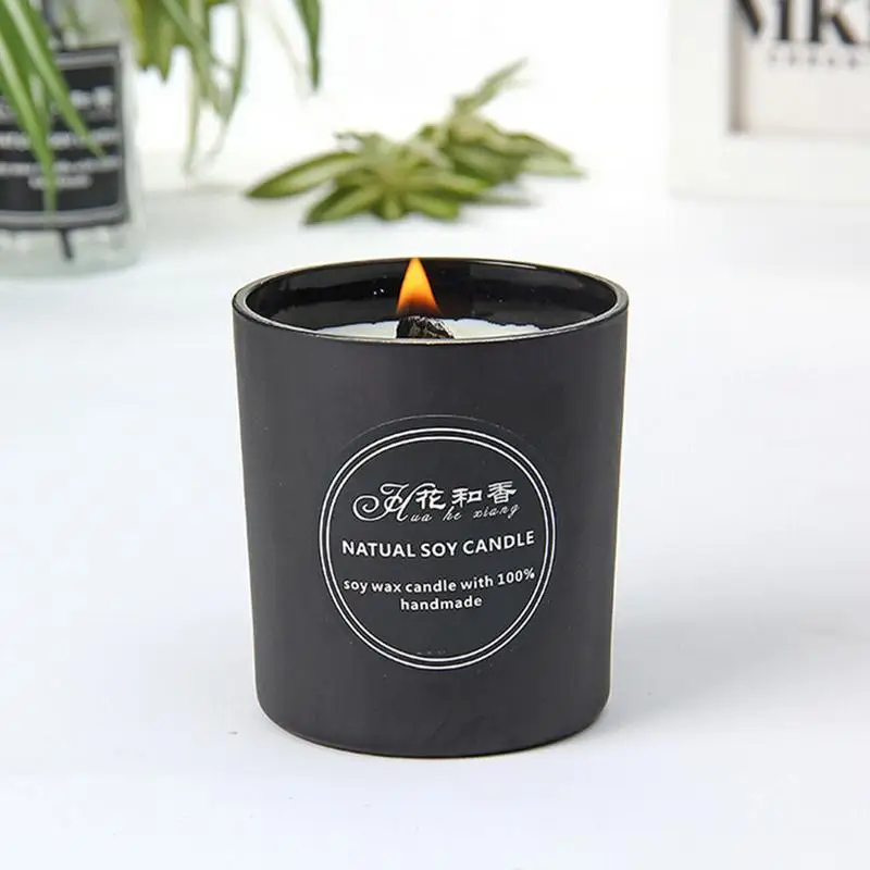 Чистый натуральный соевый воск бездымный ароматизированный канделе светодиоды