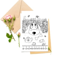 lovely dogs transparent clear stamps for diy scrapbookingcard making stamps fun decoration supplies