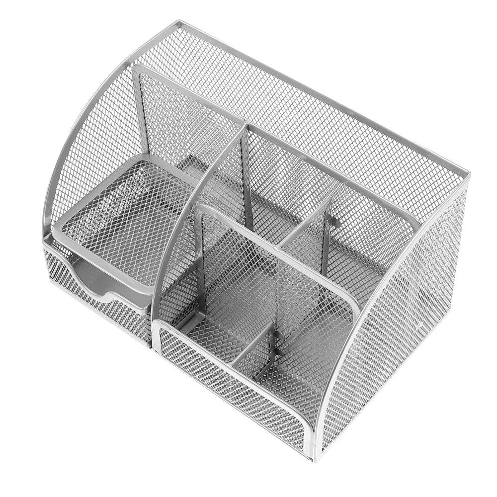

1Pc Desktop Storage Box Simple Writing Pens Container Office Tabletop Organizer