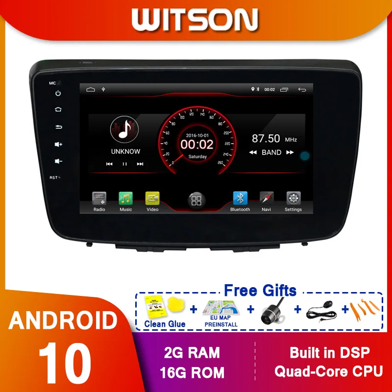 WITSON 8 &quotFULL HD сенсорный экран Android 10 0 Восьмиядерный Автомобильный GPS