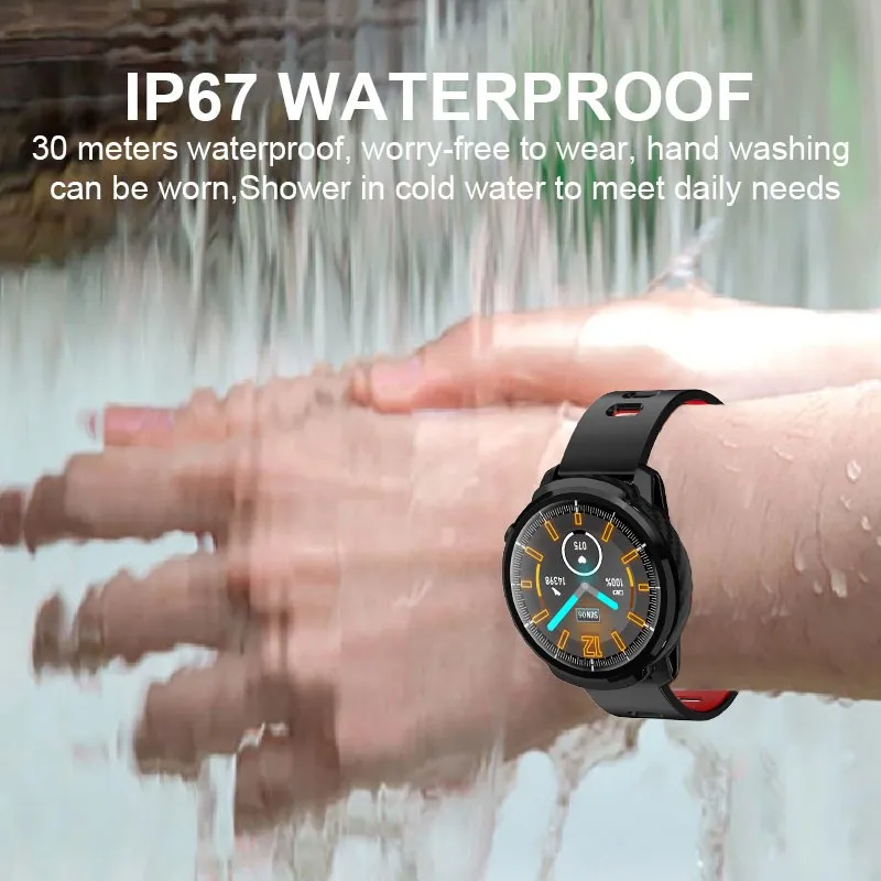 

L3 Smart Watch Waterproof Women Men Smartwatch Round Screen Heart Rate Pedometer Call Message Reminder Smart Activity Tracker