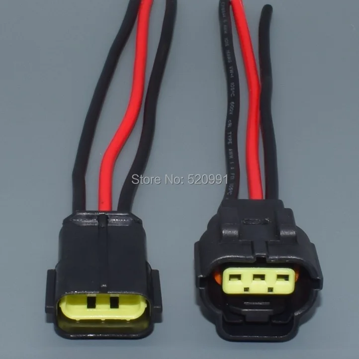 shhworldsea 1PCS 3pin for Volvo S60 S80 XC60 XC90 camshaft eccentric shaft position sensor wiring connector 174359-2 174357-2 | Автомобили