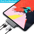 Адаптер usb c 3,0 Для macbook Pro 13, 15, 16 дюймов, 4 порта, 4K, HDMI, компьютерные аксессуары, многопортовый адаптер Air 13, 2020, A2179, A2159