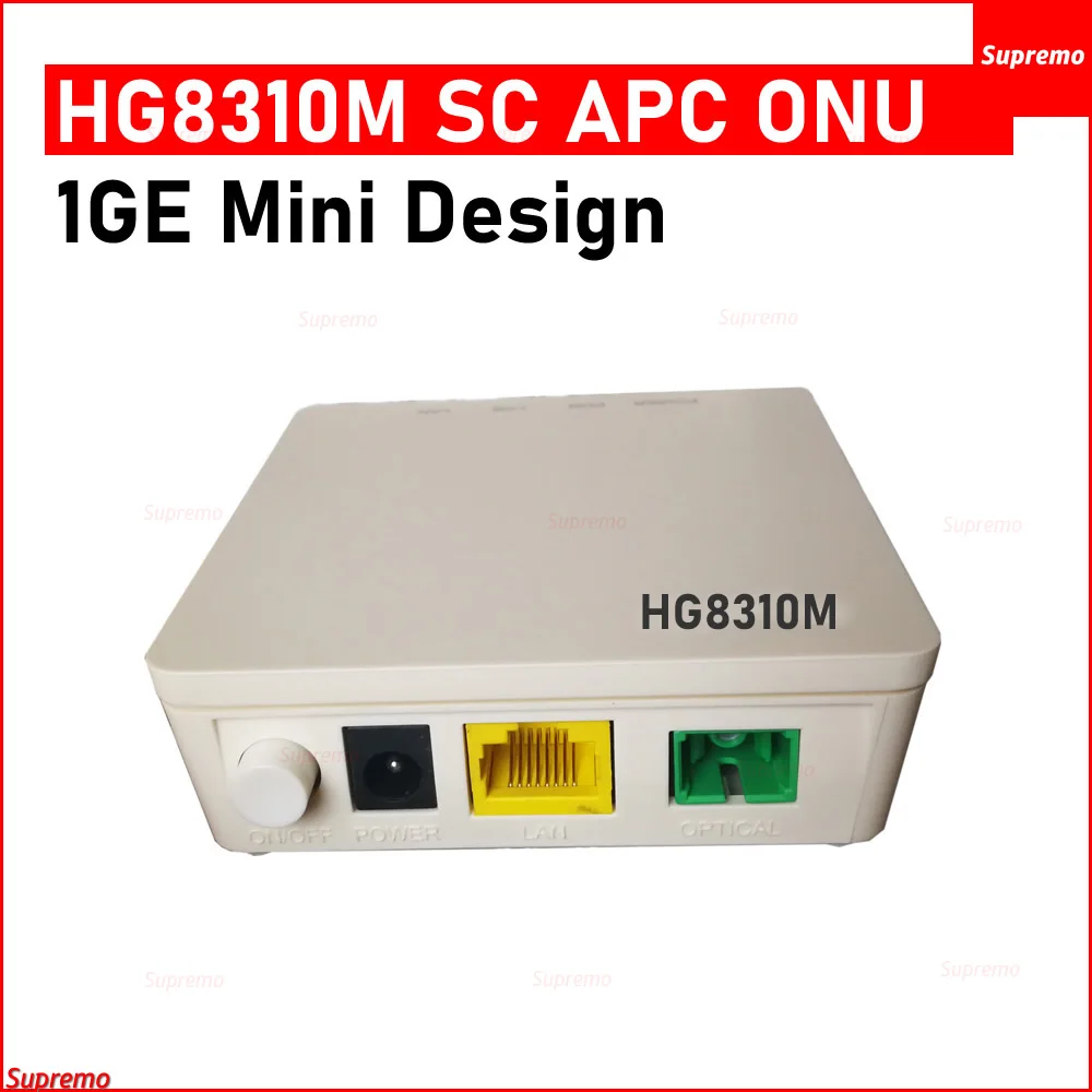 

10pcs Lot HG8310M SC APC GPON ONU ONT 1GE FTTH Modem, SC APC interface English firmware EU adapter optional HG8310 GPON