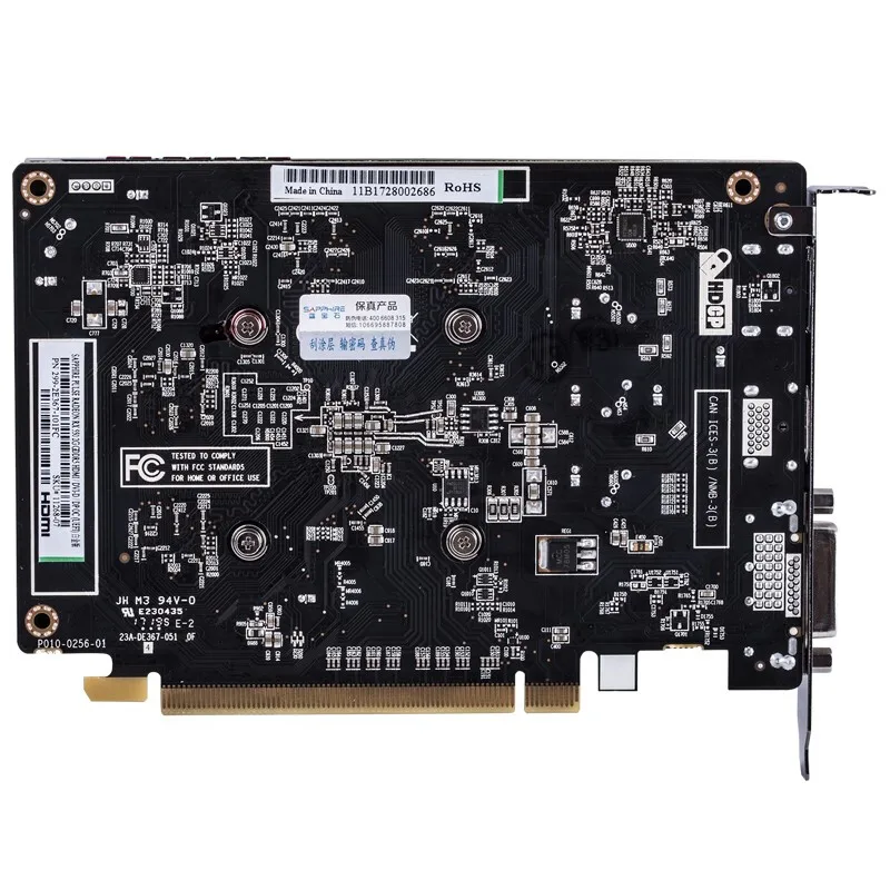 Игровая Видеокарта Sapphire RX550 4G GDDR5 128 бит для ПК дискретная видеокарта DVI HDMI DP с