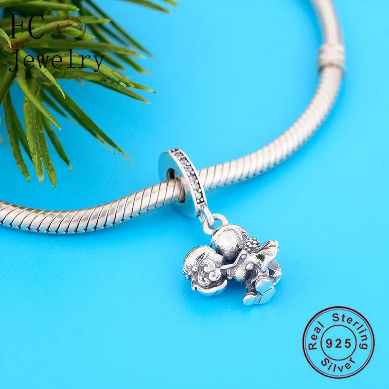 FC ювелирные изделия подходят оригинальный бренд Шарм браслет 925 серебро мальчик