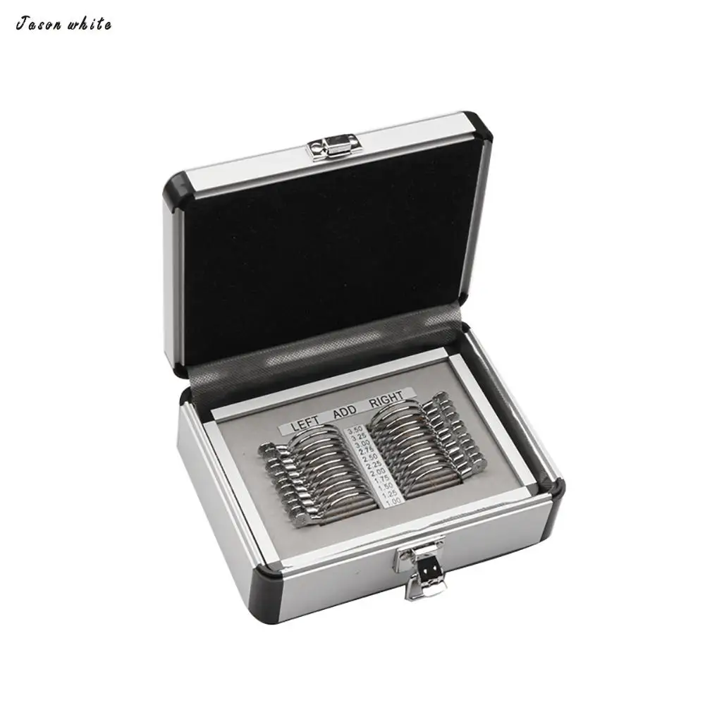 

Optical Progressive Lens Set Trial Ophthalmic Lenses Case 22 Pcs Evidence Box