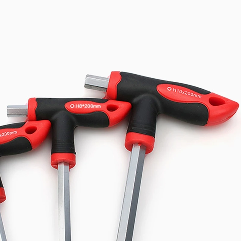 

Hex Key Set 8-key T-handle T-shaped Ball-end Hex Key Hexagonal Flower Type