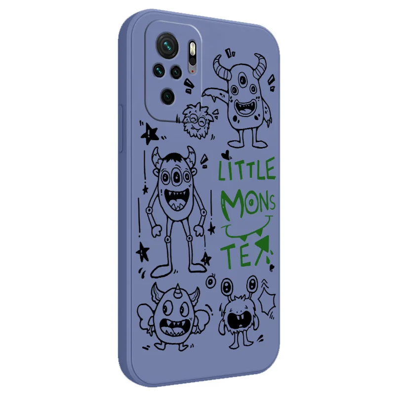 Jane Monster Silicone Phone Case For Xiaomi Redmi Note 10 10S 9T 9 8 7 Pro Max 9A K40 K30 K20 Soft Back Cover | Мобильные телефоны