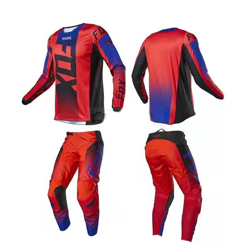 

2021 для мотокросса футболка и брюки MX Шестерни комплект комбо горный велосипед ATV внедорожник FLEXAIR мотоциклетный гоночный костюм Enduro