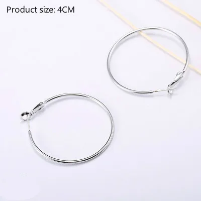 Взрывные модели Европы и США модные популярные большие круглые серьги для