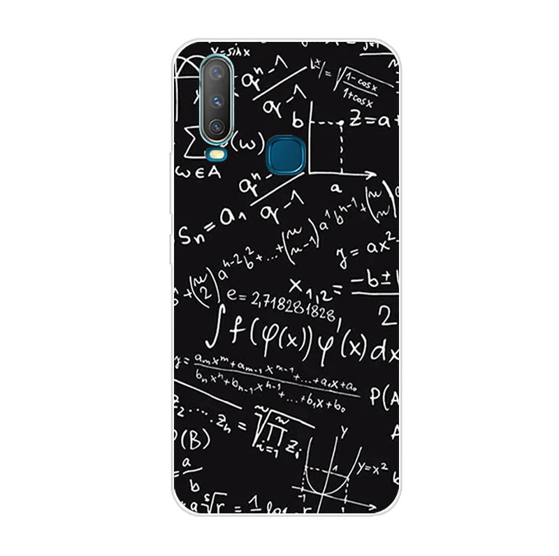 Темно-синий 6,35 ''для Vivo Y17 Y15 Y 12 y 3 чехол мягкий TPU телефон крышка для Vivo Y 17 Y 15 Y 12 y 3 задняя крышка чехол силиконовый Coque Cool Funda - Цвет: Темно-синий