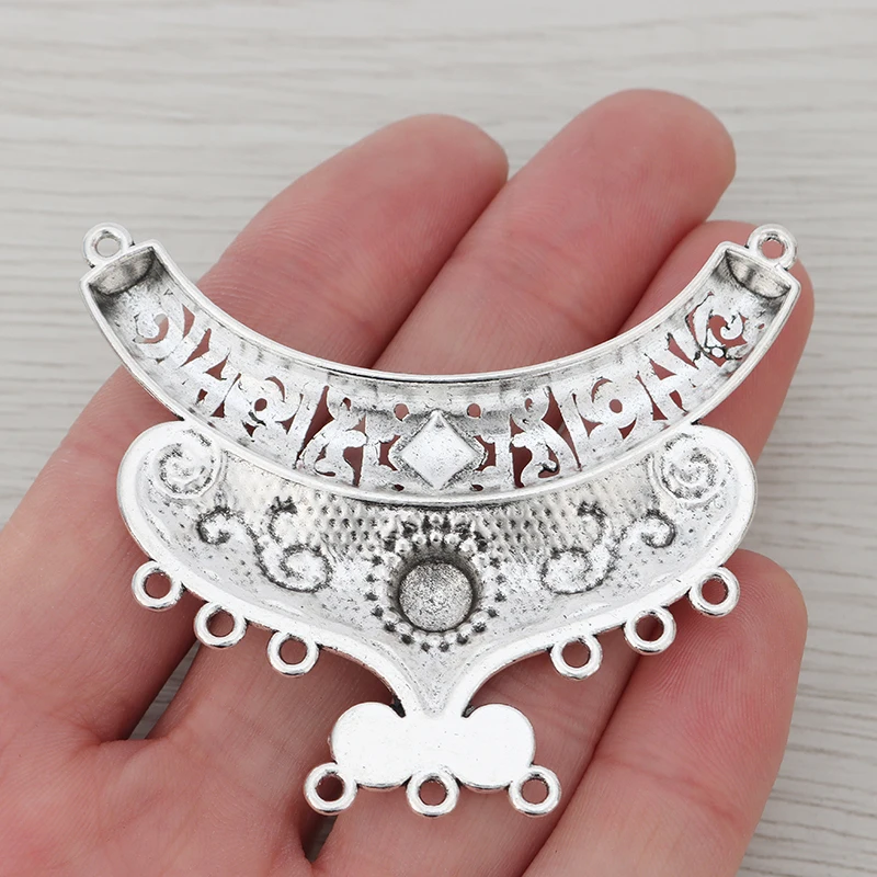 Большой соединитель люстры в стиле бохо 3 шт. подвески для ожерелья фурнитура