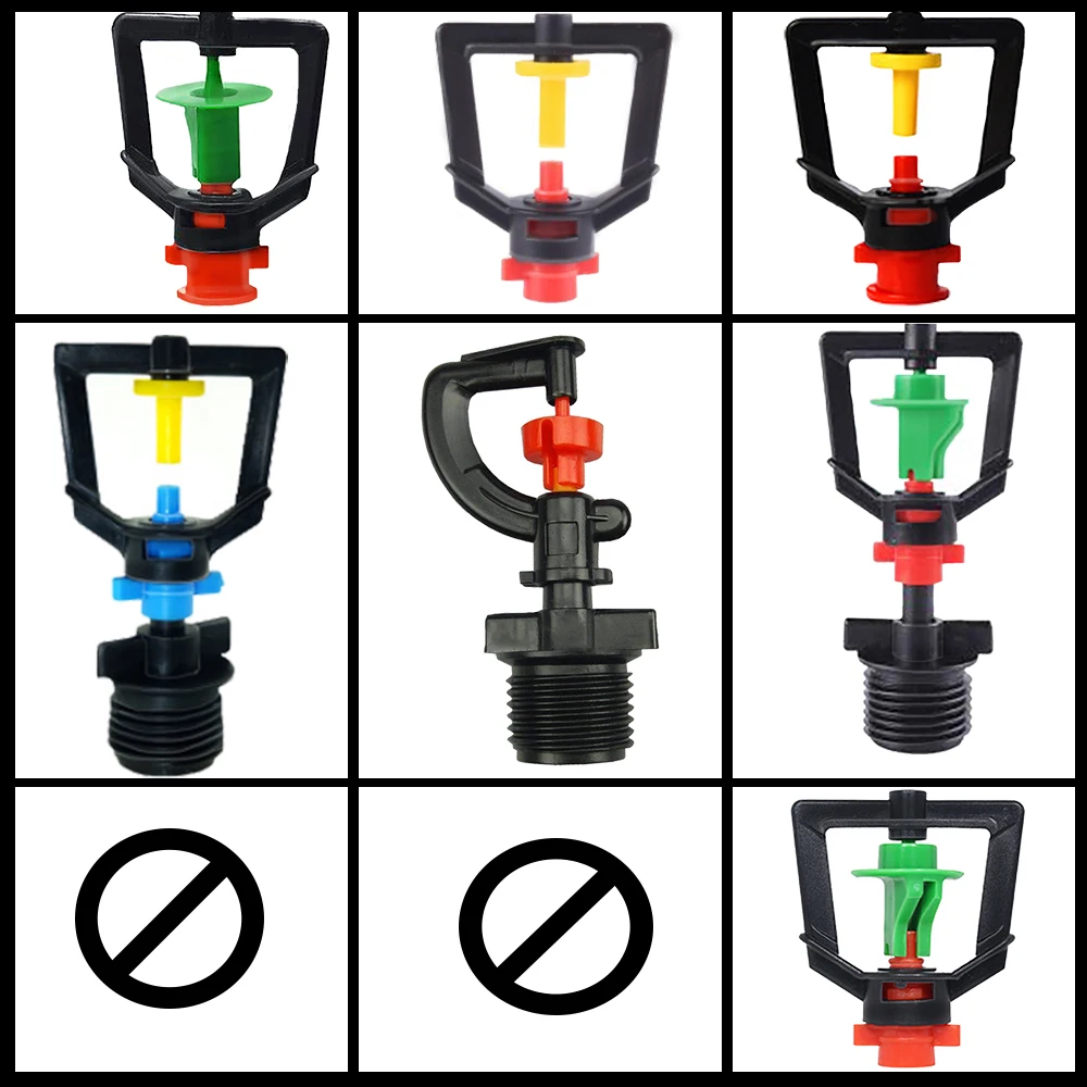 20 шт. G образный рефракционный дождик с резьбовым соединителем 1/2 дюйма