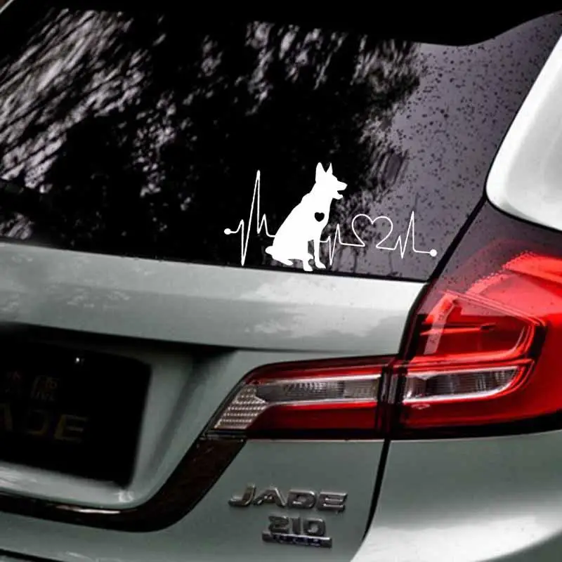 

Car Sticker German Shepherd Film Sticker Heartbeat Cartoon Animal Pet CAR STICKER BLACK / Silver Car Accessories Pvc18cm * 10cm