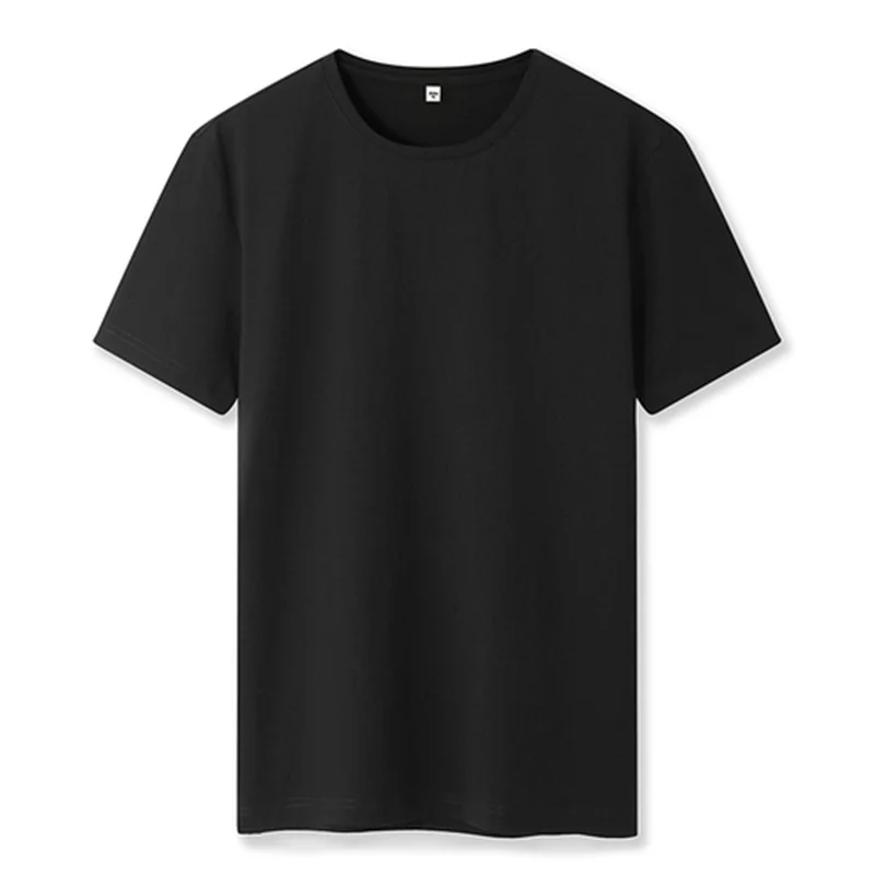 

2021 Brand clothing Men's High Quality Leisure short sleeve T-shirts/Male slim fit Round collar cotton T-shirts Plus size S-4XL