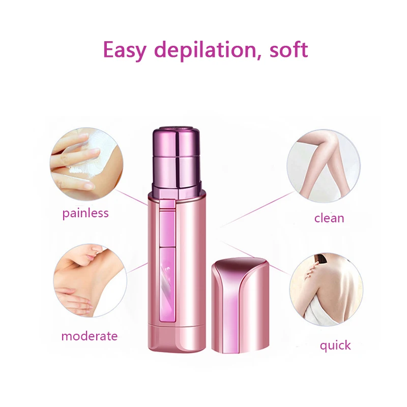 Женская бритва для волос Беспроводная Бритва лица портативный Электрический