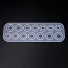 Плоские Кольца, форма для коллекции ювелирных изделий ручной работы сделай сам, силиконовая форма для колец, прозрачные формы для эпоксидной смолы, декоративная форма для сушеных цветов