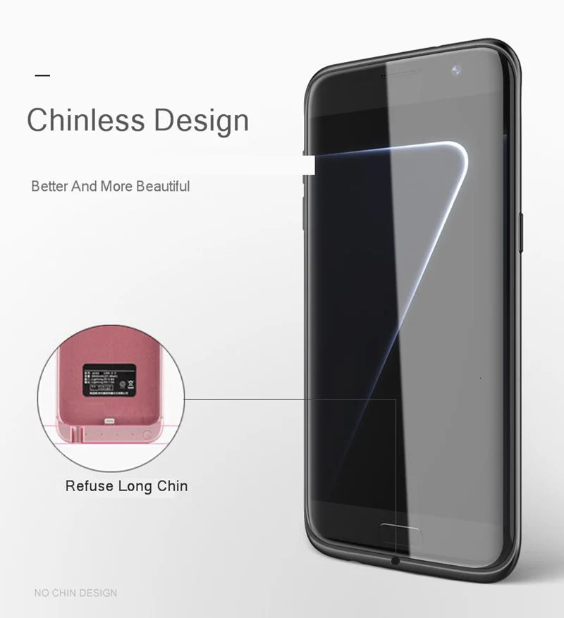 SeenDa 5000mah аккумулятор чехол для samsung Galaxy S7 edge Зарядка телефона крышка питания для samsung Galaxy S7 power Bank чехол для подзарядки