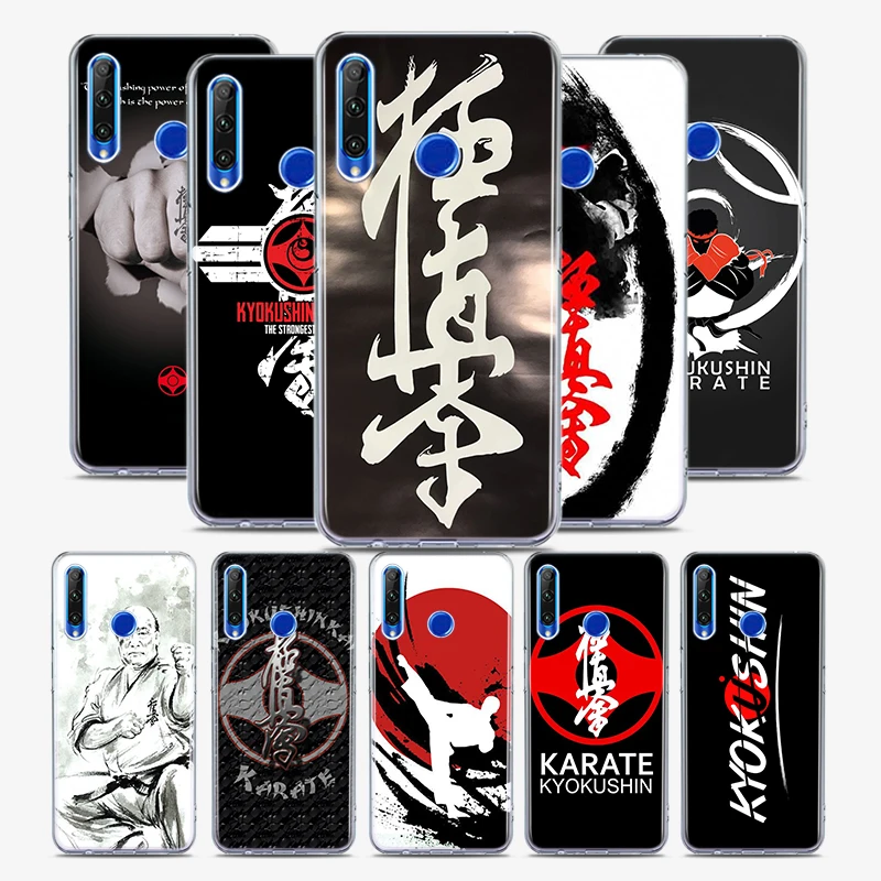 

Oyama Kyokushin Karate Silicone Cover For Honor 30 30S 30i 9 10 9A 9C 9S 9N 10i 10X 9X Lite Pro 5G Phone Case