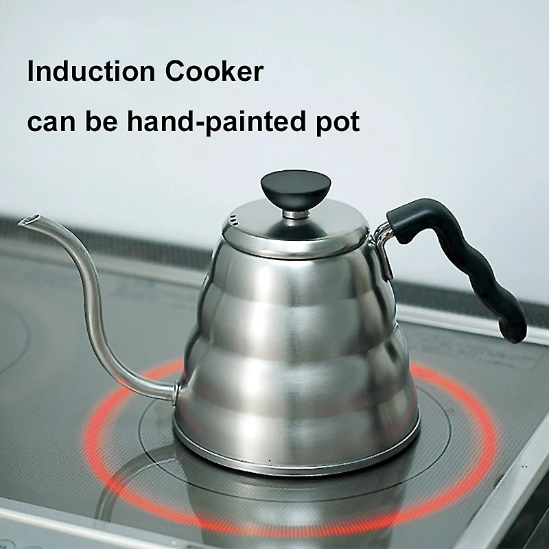 1Л 1200 мл нержавеющая сталь Hario Кофе капельная гусиная шея чайник бариста кофе Gator