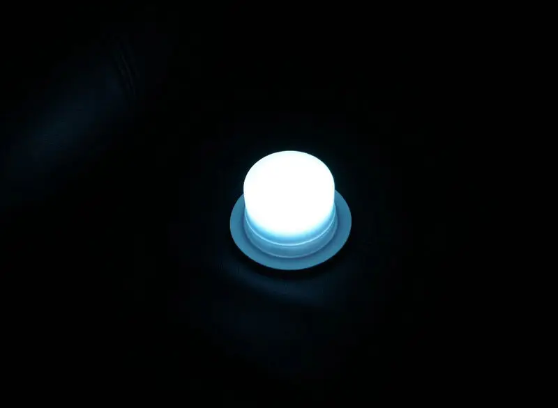Remote controlled 24keys USB Rechargeable RGBW Light base LED module Hanging Furniture mood UnderTable Bar Decor Dia.102mm | Лампы и