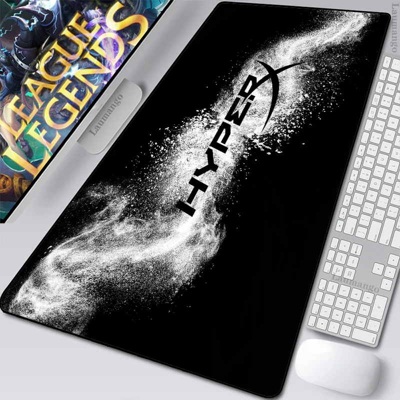 

Коврик для компьютера HyperX, игровой коврик для мыши Xl, для ПК, для геймеров, милые аксессуары, коврик для мыши, коврик для клавиатуры, коврик дл...
