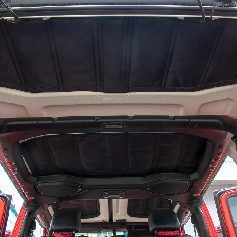 

Heat Insulation Cover Pad Sound Deadener Cotton for Jeep Wrangler JL 2018 2019 4 Doors Car Accessories